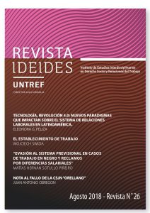 Revista IDEIDES Nº 26. Agosto 2018