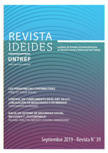 Revista IDEIDES Nº 39. Septiembre 2019