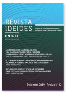 Revista IDEIDES Nº 42. Diciembre 2019