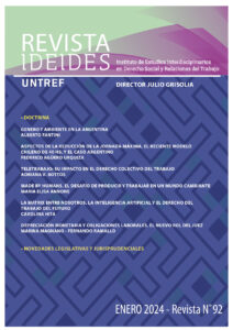 Revista IDEIDES Nº 92. Enero 2024