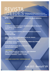 Revista IDEIDES Nº  109. Junio 2025