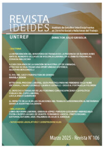 Revista IDEIDES Nº 106. Marzo 2025