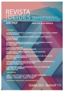 Revista IDEIDES Nº 113. OCTUBRE 2025