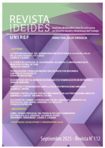 Revista IDEIDES Nº 112. SEPTIEMBRE 2025