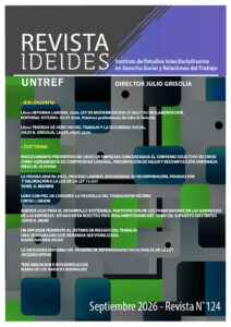 Revista IDEIDES Nº 124. SEPTIEMBRE 2026